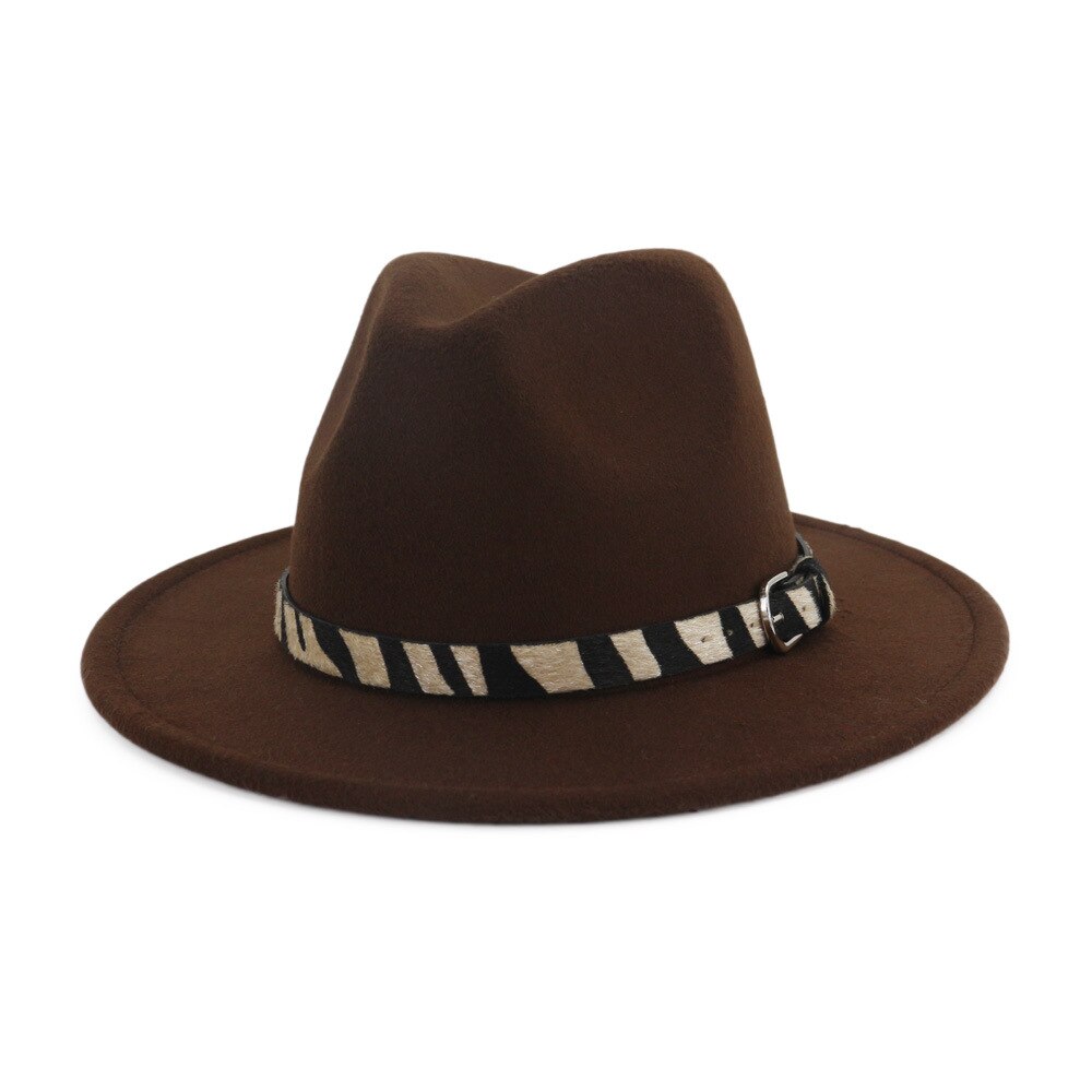 Imiterad yllefilt fedorahattar jazzhatt för herrfilt vid brätte fedora gamblerhatt streetwear filthattar för unisex: 9