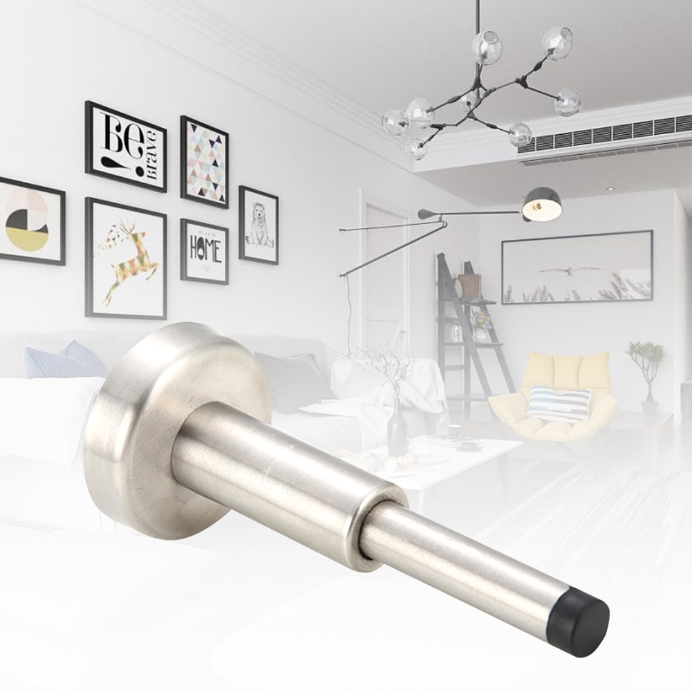 Wall Mounted Bumper Door Stopper Sound Dampening Bedroom Low Noise Stainless Steel Home Universal Protective Hydraulic Buffer