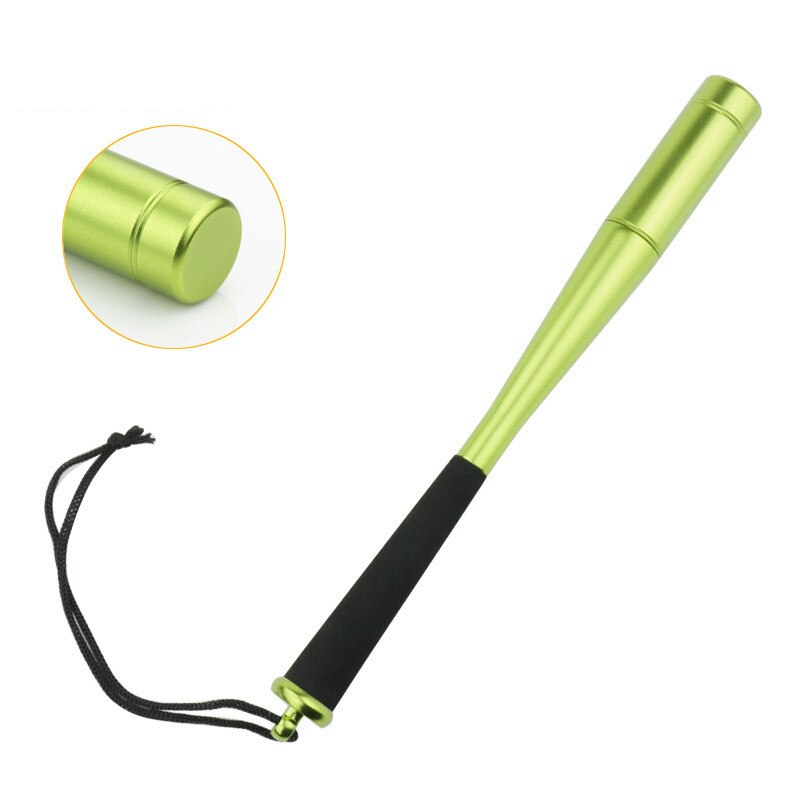 Aluminum alloy Fly Fishing Priest Knock Stun Fish sticks 25.5cm EVA Handle: Green
