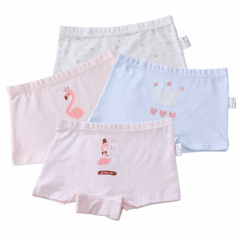 Barn underkläder för tjejer rosa trosor shorts småbarn bebiskläder söta babykalsonger bekväma boxare barn