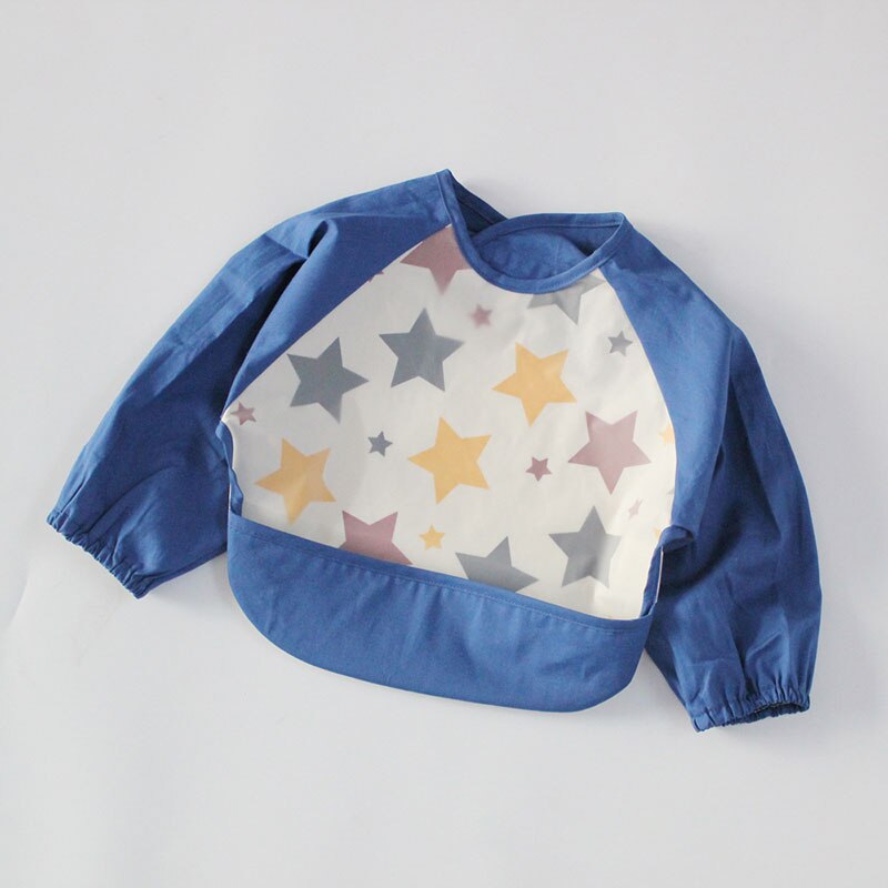 Bavaglini Cute Baby Manica Lunga Impermeabile Bambini Grembiule Grembiule di Alimentazione Grembiule Bavaglino Burp Vestiti Morbido Mangiare Bambino Baberos Bavoir Abbigliamento: NO 2