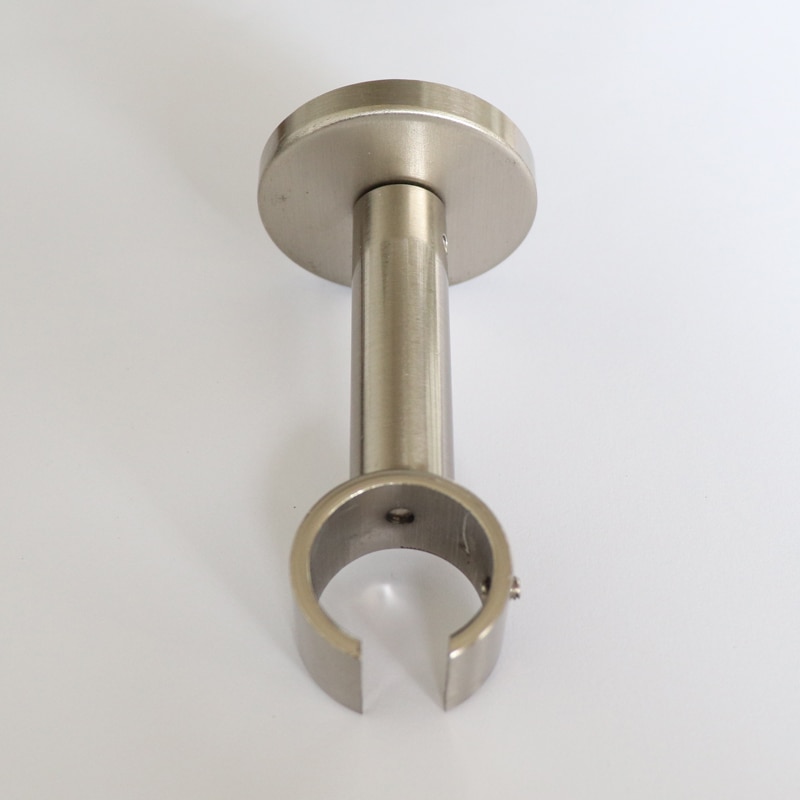 D25mm Plafond Beugel 8Cm, Gordijn Accessoires Beugel Voor Raamdecoratie: stainless steel