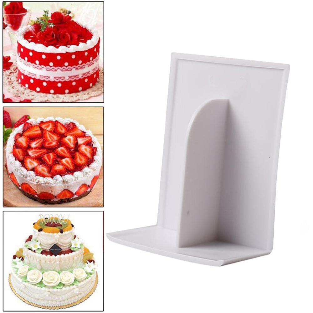 Cake Smoother Paddle Right Angle Tool Plastic Kitchen Craft Fondant Color Sugar Finisher Bakeware Solid Polish Utensil Deco K7Q8