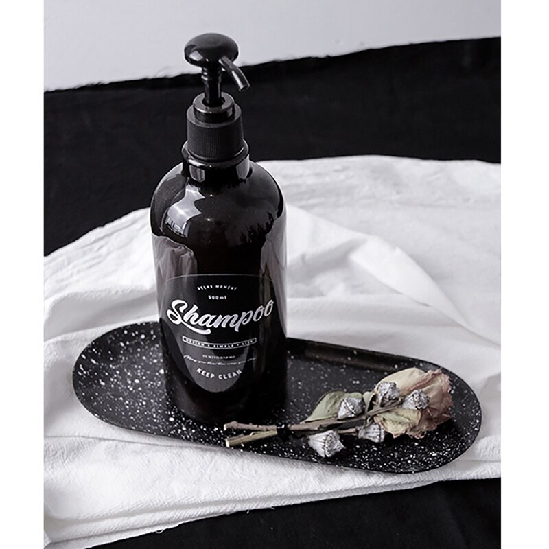 Hervulbare lege fles verdeelde reisfles shampoo douchegel conditioner container persfles getagd