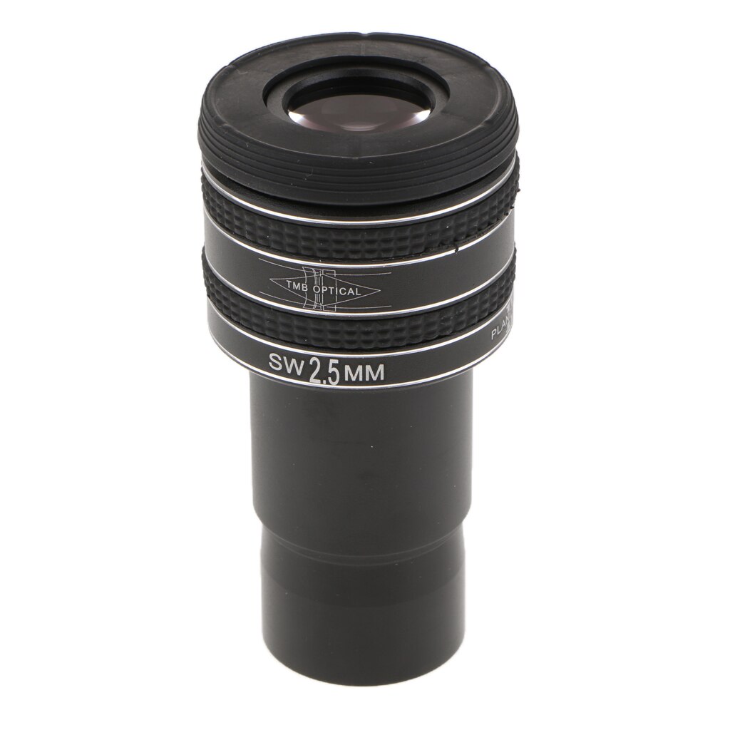 Oculaire planétaire TMB pour télescope, 1.25 pouces, 2.5mm, 58 degrés, mieux utilisé pour les objets du ciel en profondeur (noir)