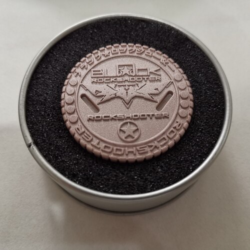 Ppb Pop Coin Shooter Patroon Versie Volwassen Cool Decompressie Speelgoed Zandstralen Paars Brons Metalen: Default Title