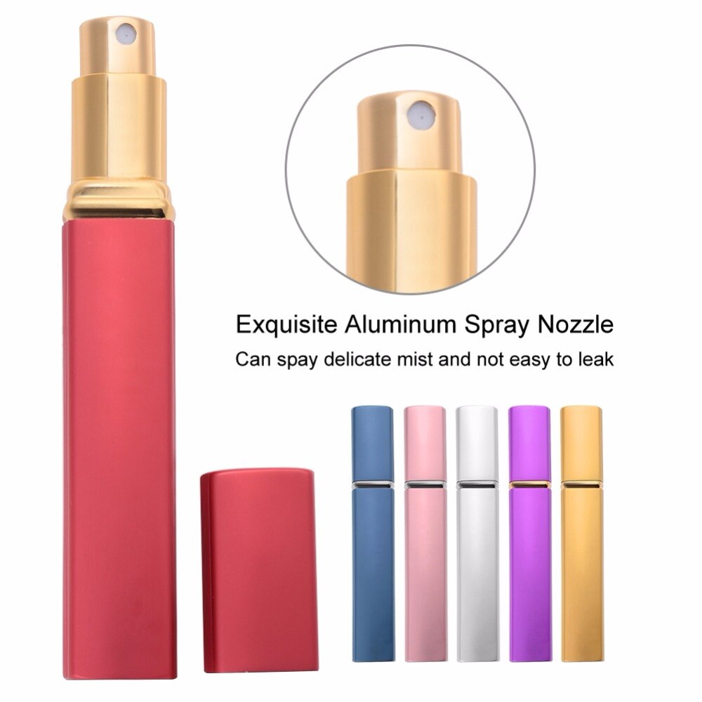 10ml/12ml draagbare, hervulbare lege reisverstuiverflesjes, geurspraybox, cosmetische lege parfumflesjes, make-uphouder