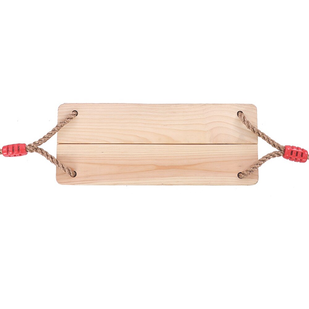 Adults Children Swing Rocking Wooden Chair Outdoor Garden Swings with Rope: As Shown     M