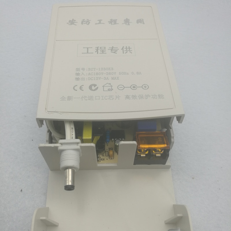 12V 3A Power Supply Outdoor rainproof CCTV Camera Power Adapter for Security camera