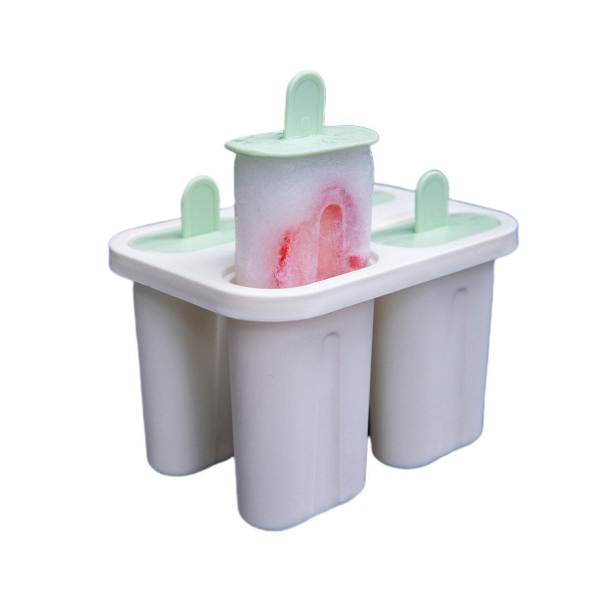 Newest Popsicle Molds Set 12/4 Pieces Ice Pop Maker Home Reusable Popsicle Box with Lid and Stick