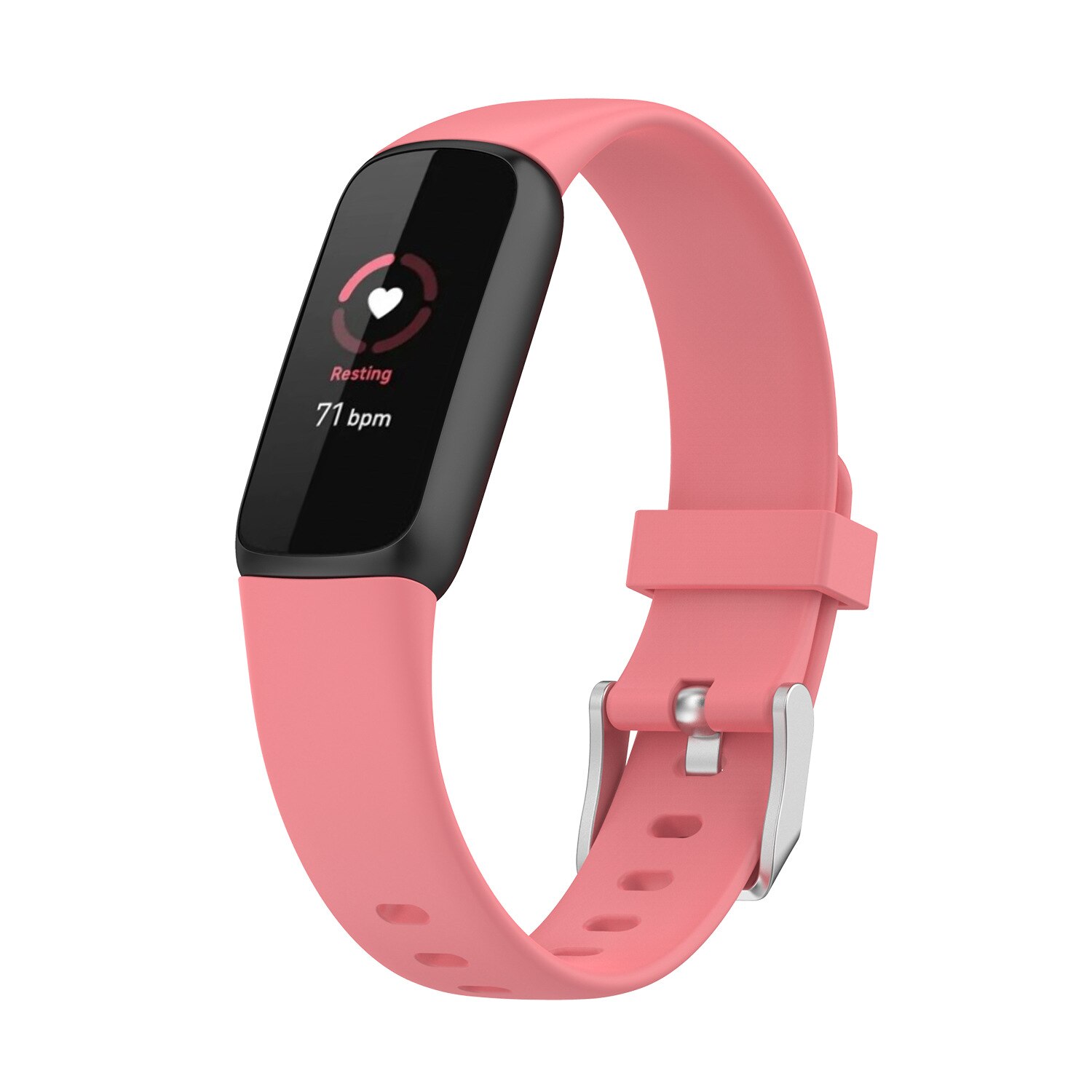 Bracelet de Luxe en Silicone souple pour Fitbit, accessoires pour montre connectée
