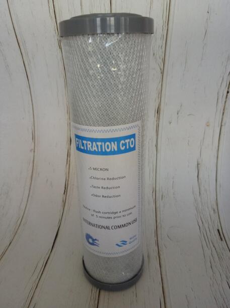 Activated Carbon 10 inch Water Filter Water Purification System Compatible Whole House RO CTO 5 Micron