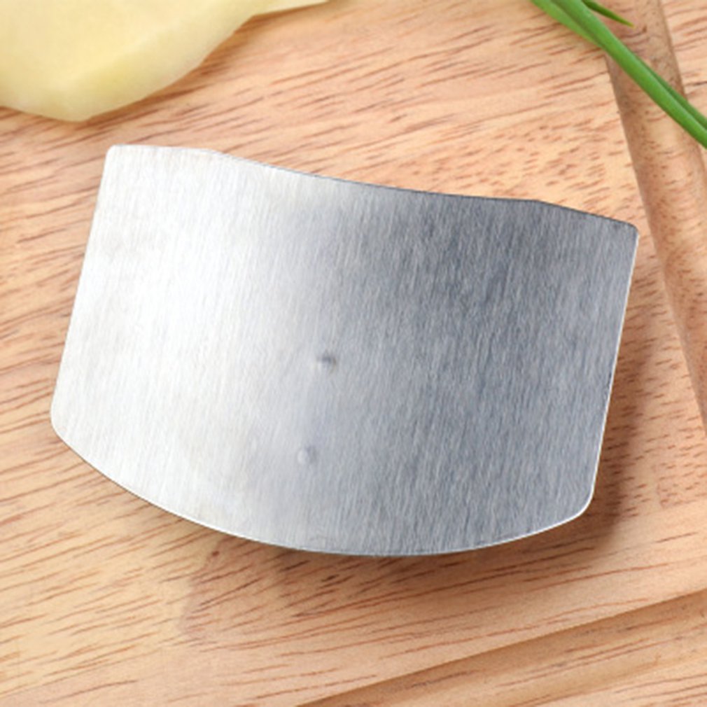 Stainless Steel Kitchen Tools Hand Finger Protector Knife Cut Slice Safe Guard Shredded Finger Guard