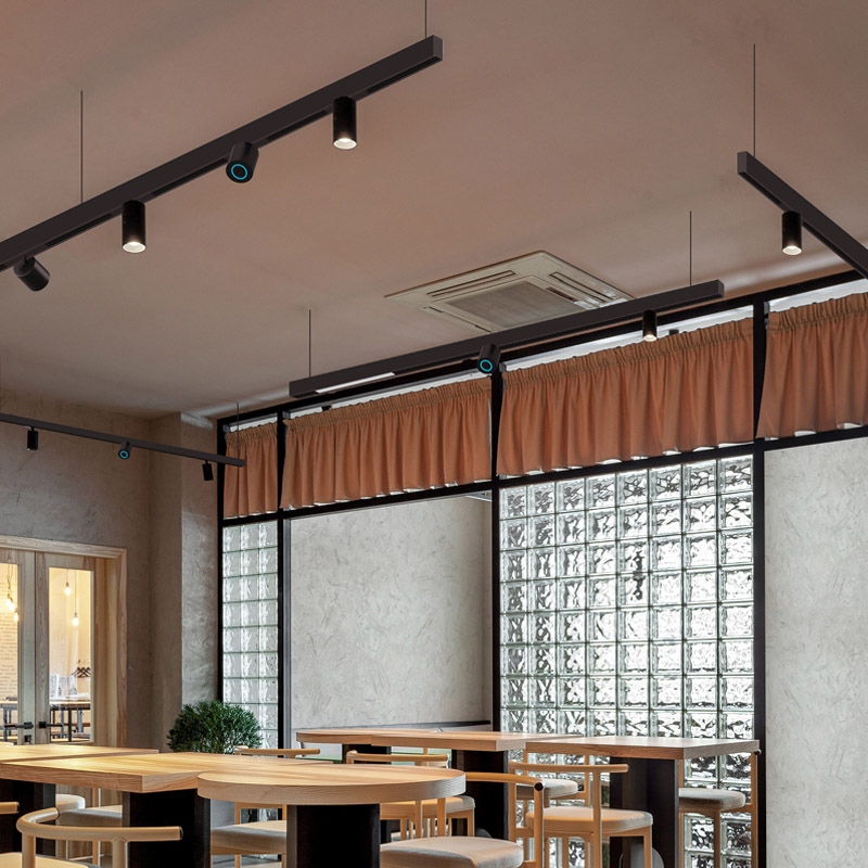 Modern Magnet Track Bluetooth Speaker Wireless Stereo Sound Box Bluetooth 5.3 Speakers 20 Type/Ultra-thin Magnetic Track Light