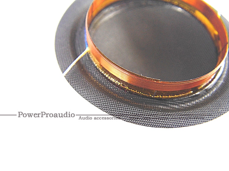 Tweeter de cúpula de 1 pulgada, bobina de voz, diafragma de seda negra, Universal, 25,5 núcleos, cables laterales, altavoz de agudos, reparación de 4ohm o 8Ohm, 2 uds.