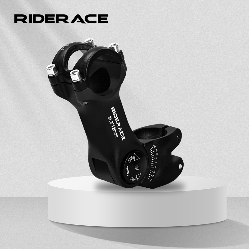 RIDERACE-vástago de bicicleta de montaña y carretera, mesa de bicicleta de montaña, varilla de 85/100/120mm, vástago de horquilla delantera ajustable para manillar de 31,8mm, piezas eléctricas