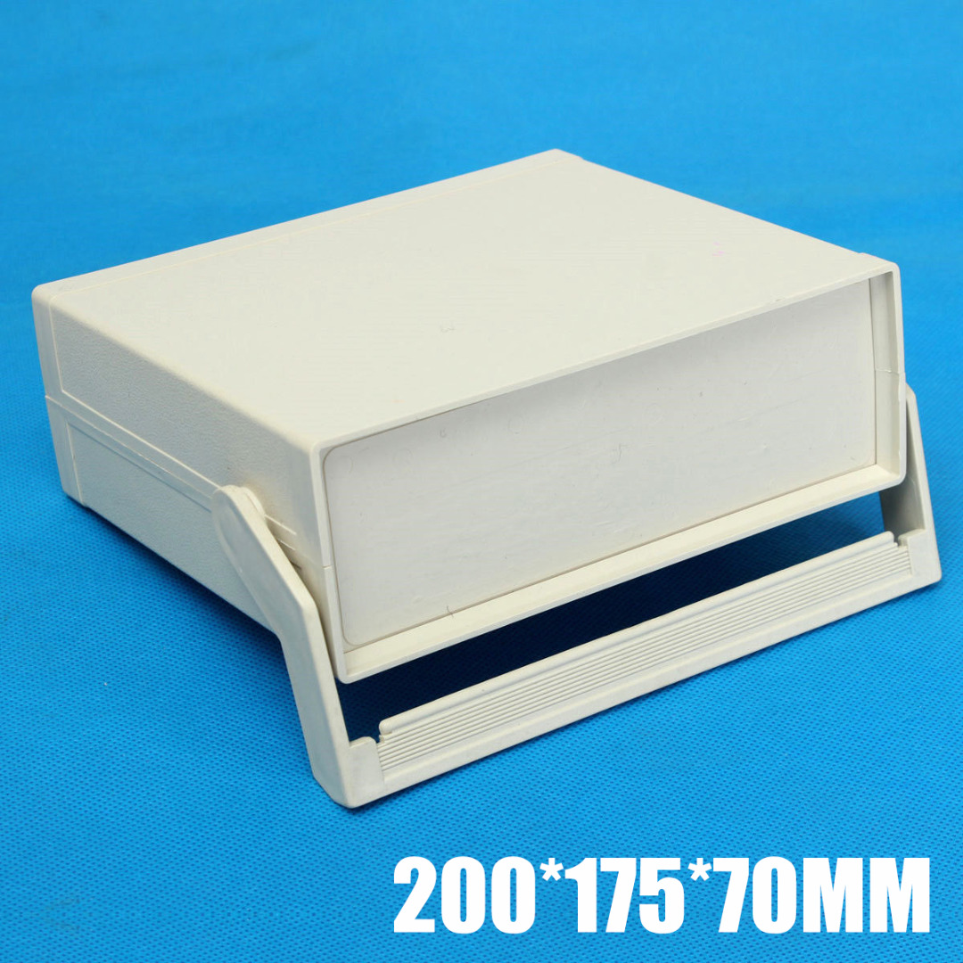 Plastic Enclosure Electronics Project Case Instrument Shell Box 200*175*70mm Power Control Cabinet With Screws
