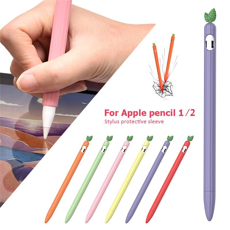 Dla tabletu iPad Touch długopisy etui na Apple Pencil 1 2 ekran dotykowy piórnik odporny na zarysowania dotykowy rysik ochronny