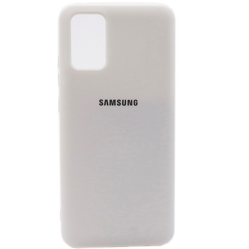A02s etui Samsung Galaxy A02S SM-A025F A 02S jedwabisty silikonowy pokrowiec wysokiej jakości miękki w dotyku tył ochronny: White