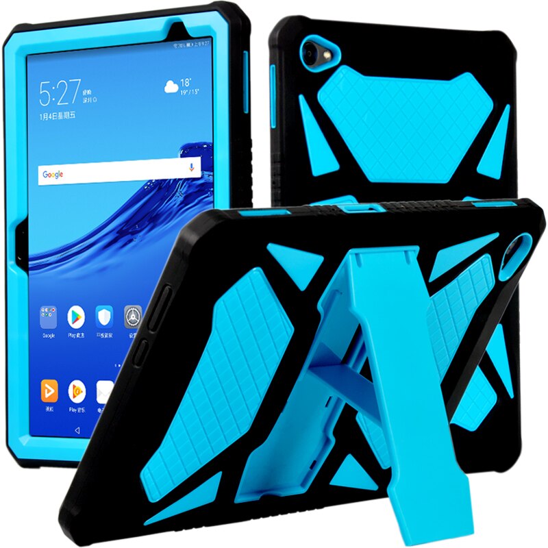 Heavy Duty Armor Case For Huawei MediaPad M5 Lite 10 PC and Silicon Cover for M5 Lite 10 BAH2-W19 BAH2-L09 BAH2-W09 10.1" + Flim