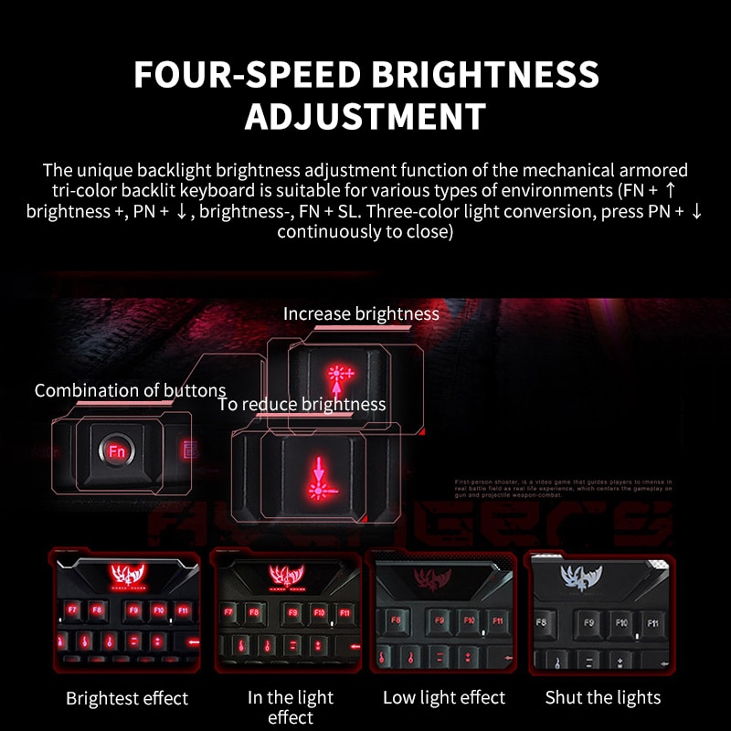 Mechanische Toetsenbord Muis Usb Bedrade Gaming Toetsenbord Muis Cool Led 3-Kleur Kleurrijke Ademhaling Backlit Waterdicht Crack Toetsenbord