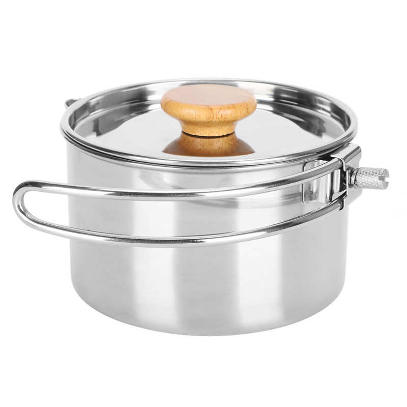 cooking utensils Kitchenware Cooking Tool Stainless Steel Kettle Portable Folding Coffee Tea Pot for Outdoor Barbecue Camping