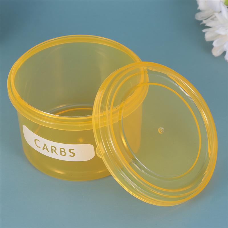 1 Set 7 Pcs Diet Portion Control Containers Fresh-keeping Food Box Multifunctional Food Storage Case (Below 300ml)