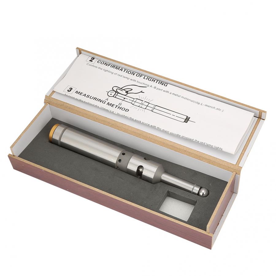 10mm Stainless Steel Optical edge finder photoelectric alarms sound edge finder Milling Lathe CNC Center Finder