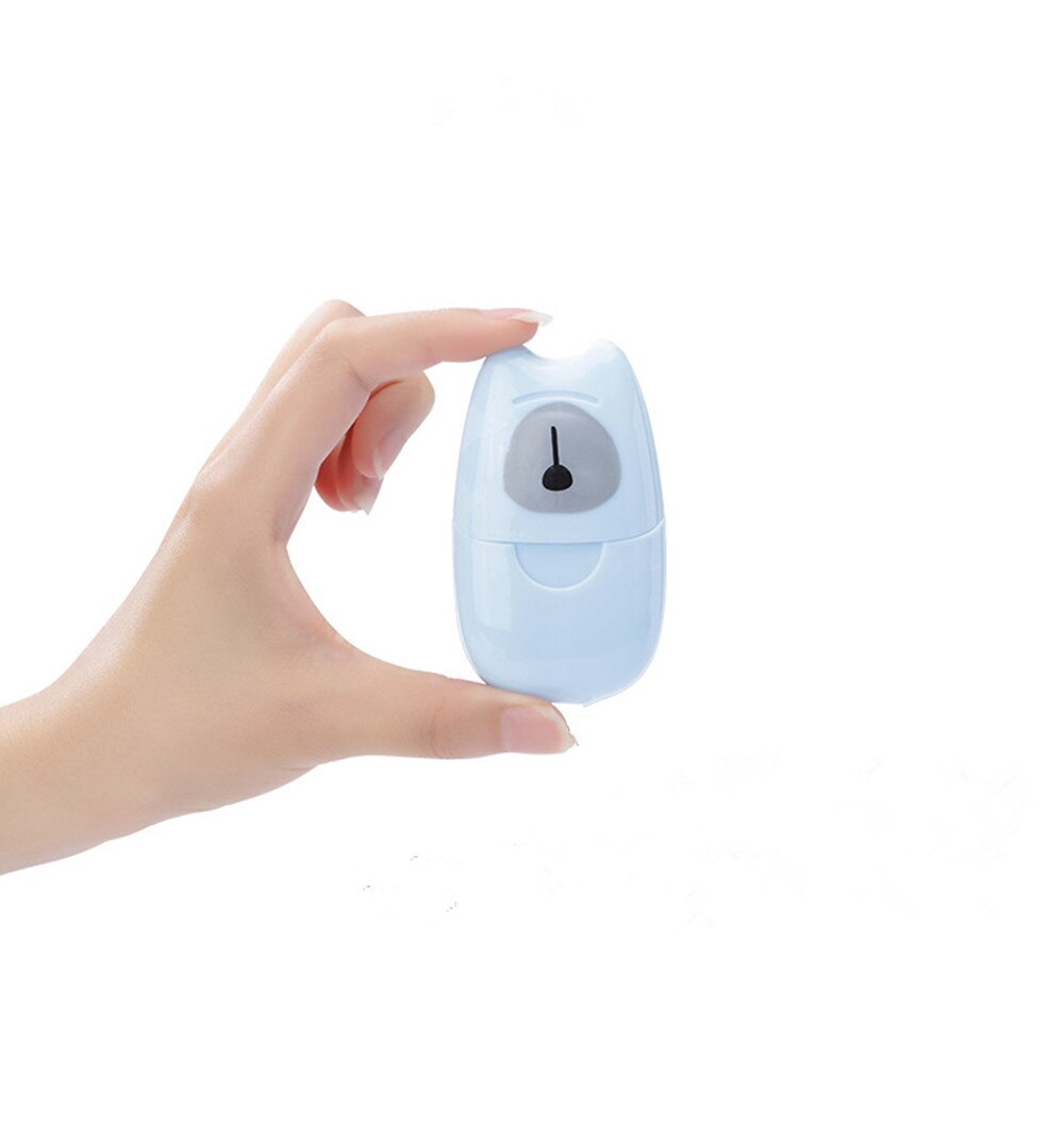 Mini Travel Washing Hand Bath Travel Scented Slide Sheets Foaming Box Paper Soap