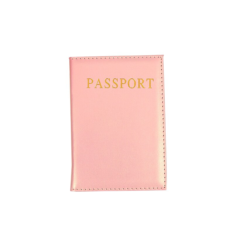 Classy Practical Travel Case Passport ID Card Cover Holder Protector Organizer PU Leather Women Men Wallet: 12