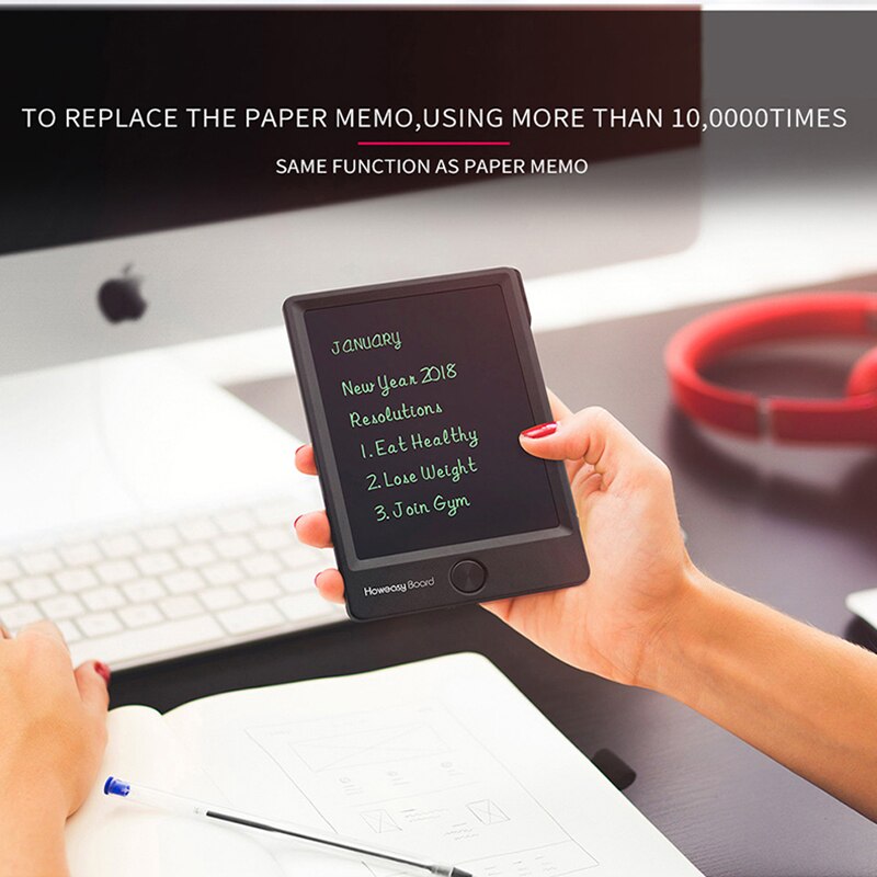 mini 5 Inch LCD Writing Tablet Digital Drawing Tablet Smart Handwriting Pads Portable Graphics Message Notepad Lock key colour