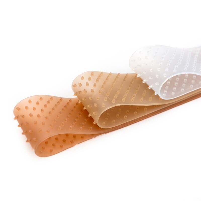 24*4cm Transparent Silicone bandeau Non glisse unisexe en forme de goutte élastique perruque bande dentelle perruque Grip bandeau cheveux
