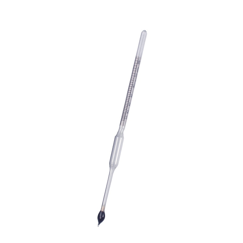 Miernik gęstości Baume szklany densytometr pływakowy 0.700-1.000 miernik masy właściwej cieczy 70-10 długość 250mm 5/PK