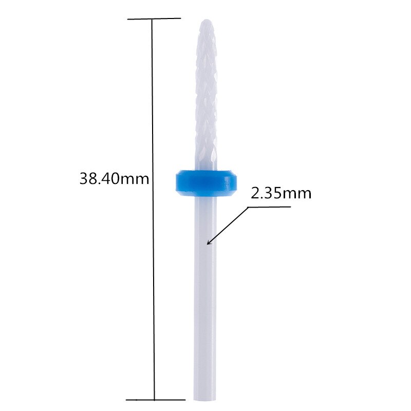 MAOHANG Professionele Keramische Nozzle Nail Boren Cutter Manicure Machine Accessoire Voor Cut En Polish De Bodem Van Nail