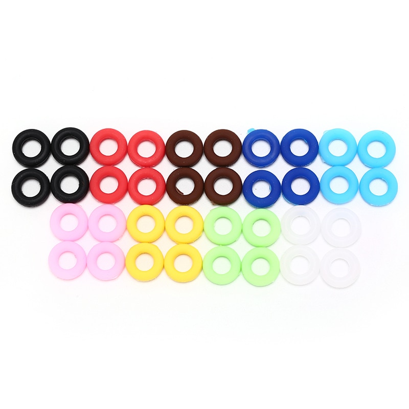 2 Pairs Round Glasses Ear Hooks Eyeglasses Sports Temple Tips Anti Slip Silicone Grips