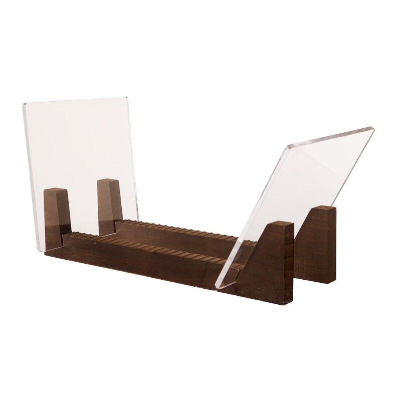 EYOCAL 9 roosters vinyl record opslag houder rek, houten record display tafel voor tijdschriften bestanden albums boeken voor woonkamer slaapkamer patent aangevraagd