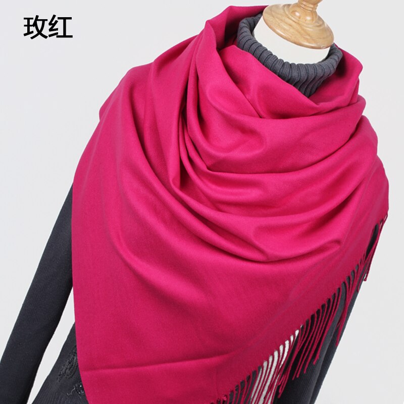Skjerf pashmina cashmere skjerf wrap sjal vinterskjerf dameskjerf dusk langt teppe cachecol  yr001: Yr001 rose