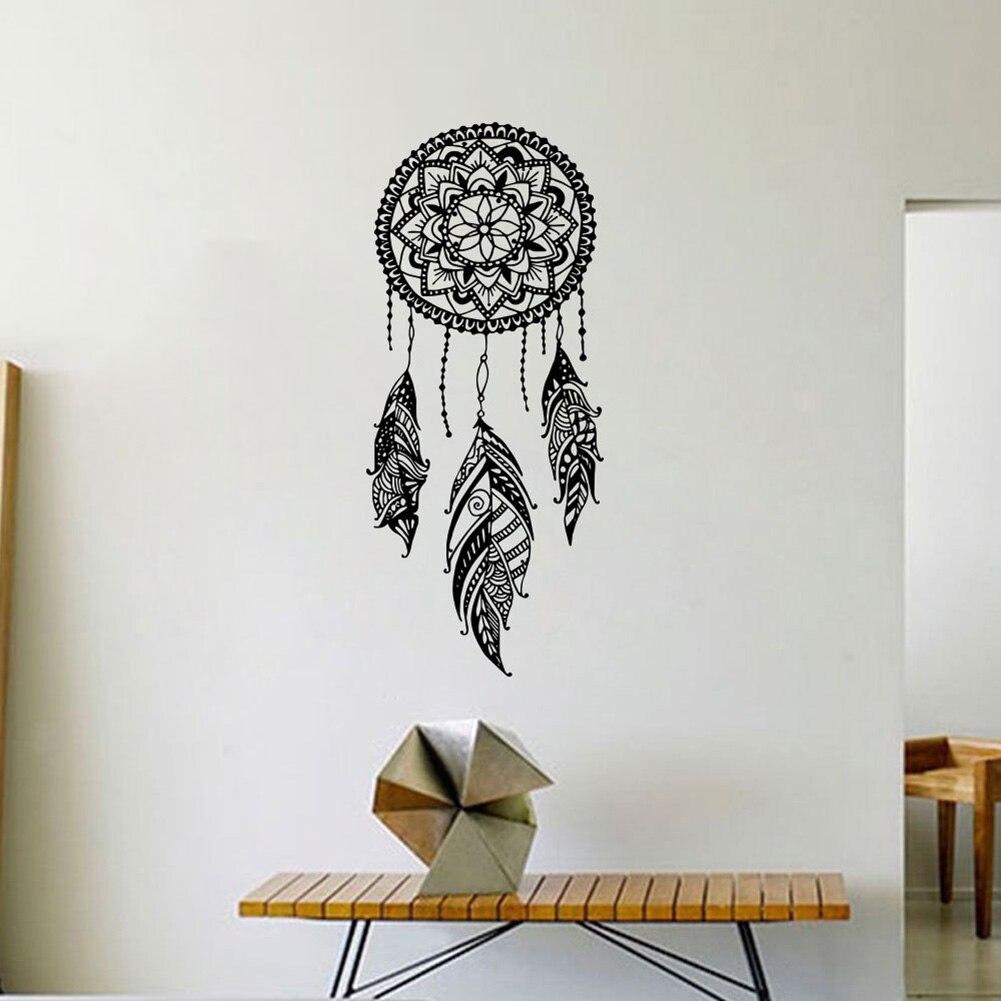 Dream Catcher Pattern Wall Art Decals Removable Study Mural Wall Stickers bedroom wall decoration wall stickers for kids rooms