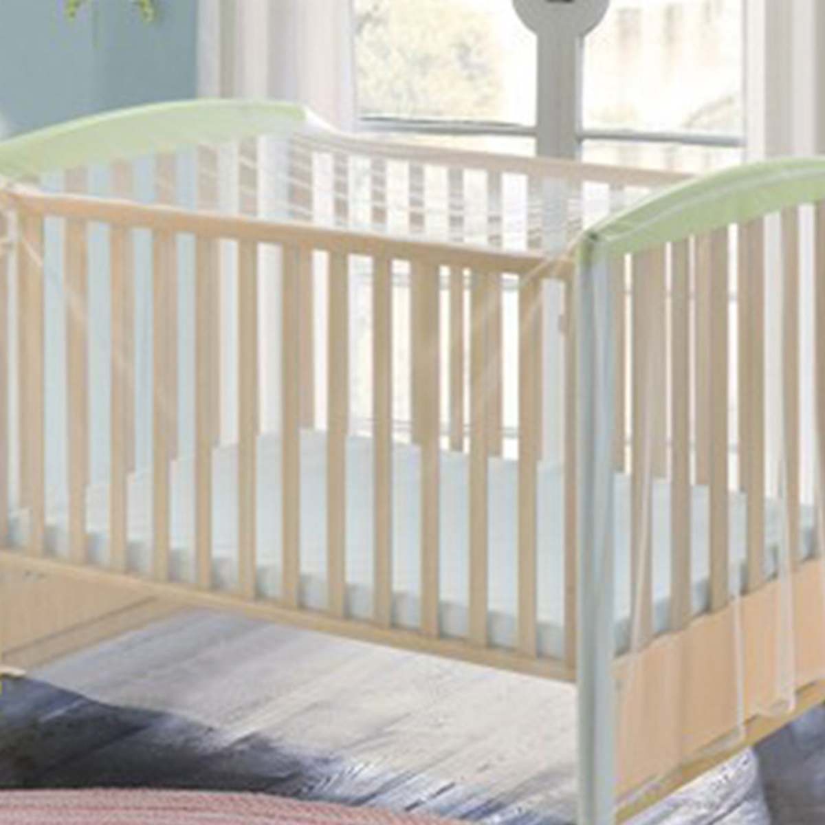 Mosquito Net For Baby Summer Baby Crib Net Crib Netting Mosquito Net Infant Canopy Round Bed Canopy for Cribs Not Include Holder