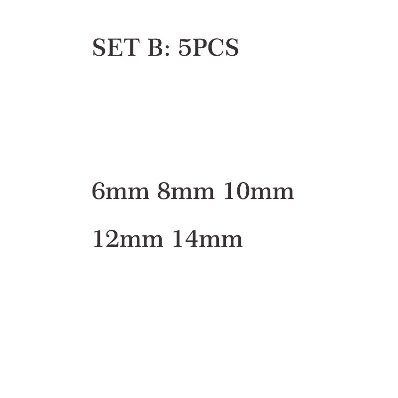 65mm Length Electric Power Magnetic Screwdriver Nut Driver Set Impact 1/4" Hex Shank Metric Wrench Socket Bit Crv 6-29mm: SET B