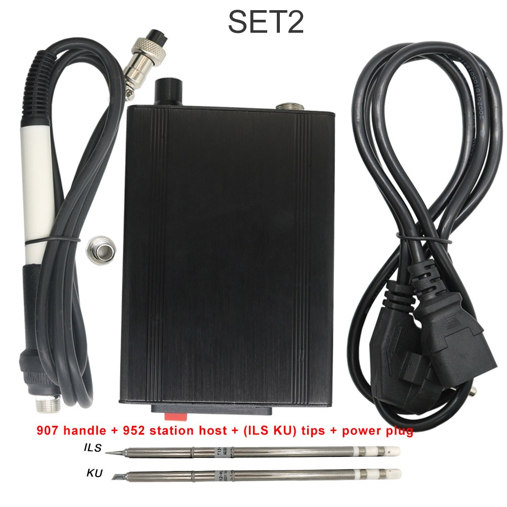 Quick Heating T12 soldering station electronic welding iron version STC T12 OLED Digital Soldering Iron T12-952 QUICKO: Red
