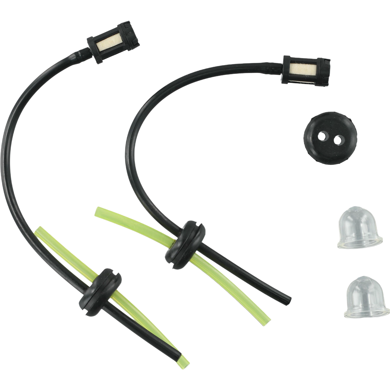 2 Sets Brandstoffilter Brandstofslangafdichting met Priming Lampen voor Bosmaaier Heggenschaar Tuin Grasmaaier Accessoires Tuingereedschap