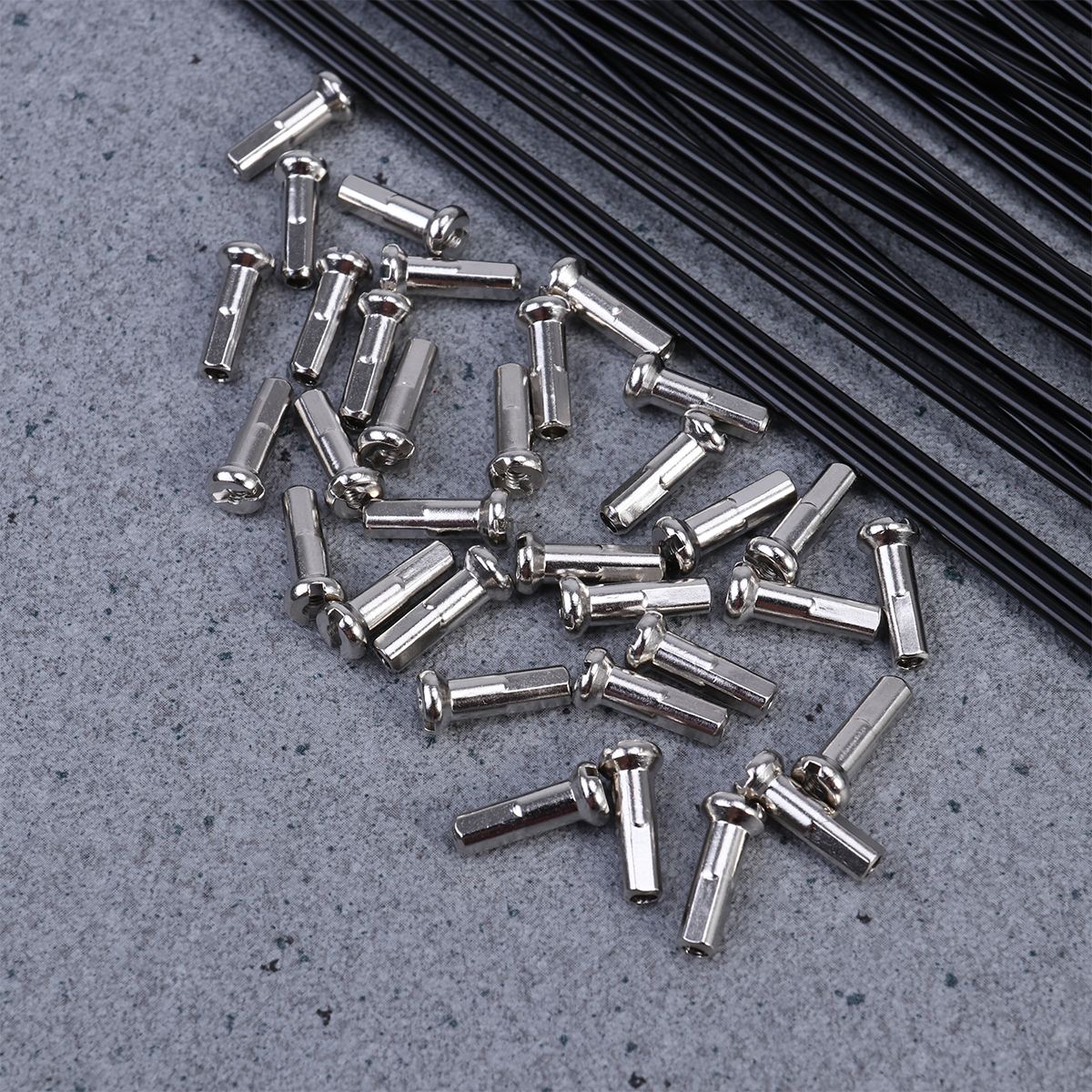 36Pcs 14G J Bocht Fiets Mountainbike Stalen Spaken Fiets Spaken En Tepels 260Mm