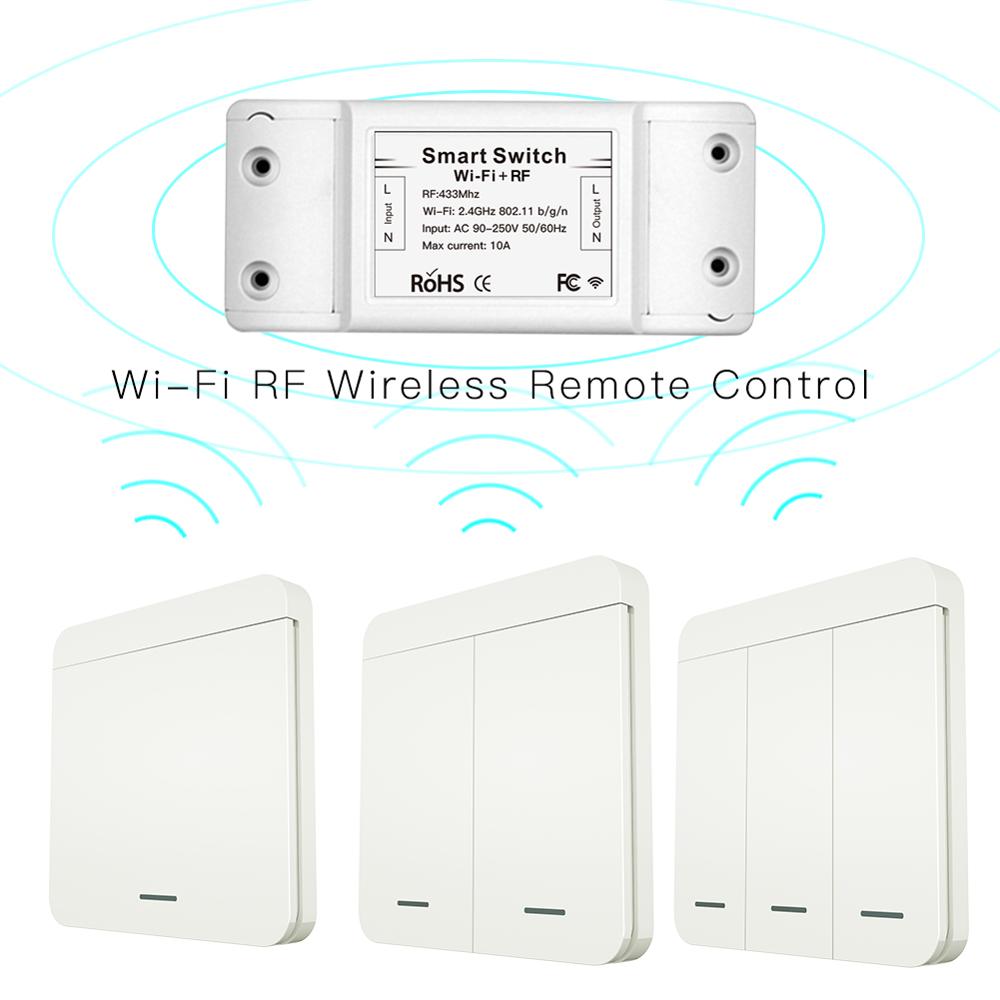 DIY Smart Home Schalter Timer Schalter Drahtlose Fernbedienung Smart Switch Smart Leben Tuya APP Funktioniert Mit Alexa Google Hause