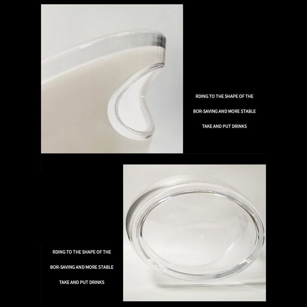 Food Grade Acrylic Material Plastic Transparent Ice Bucket Hygienic Bar Champagne Barrel Wine Beer Barrel Ktv