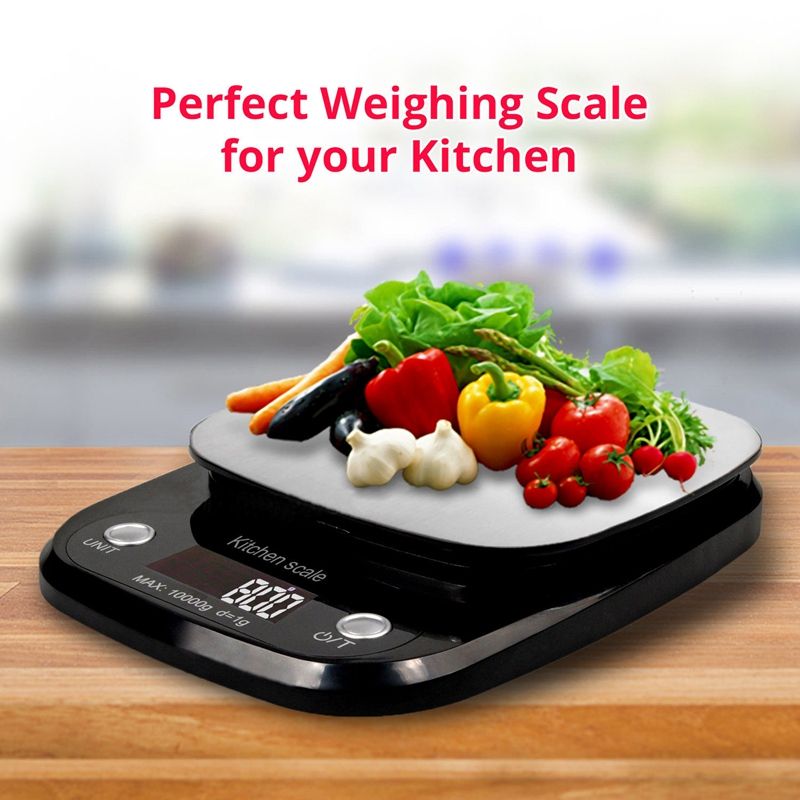 Waagen essen Backen Gewicht Digital LCD Elektronische Waage 10kg (grau)