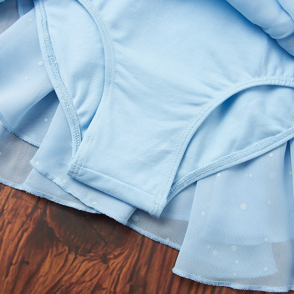 Solid Blue Peuters Meisjes Prinses Jurken Baby Meisjes A-lijn Mooie Ruche Zomer Jurk Kinderen Meisjes Zachte Katoenen Kleding Bodysuit