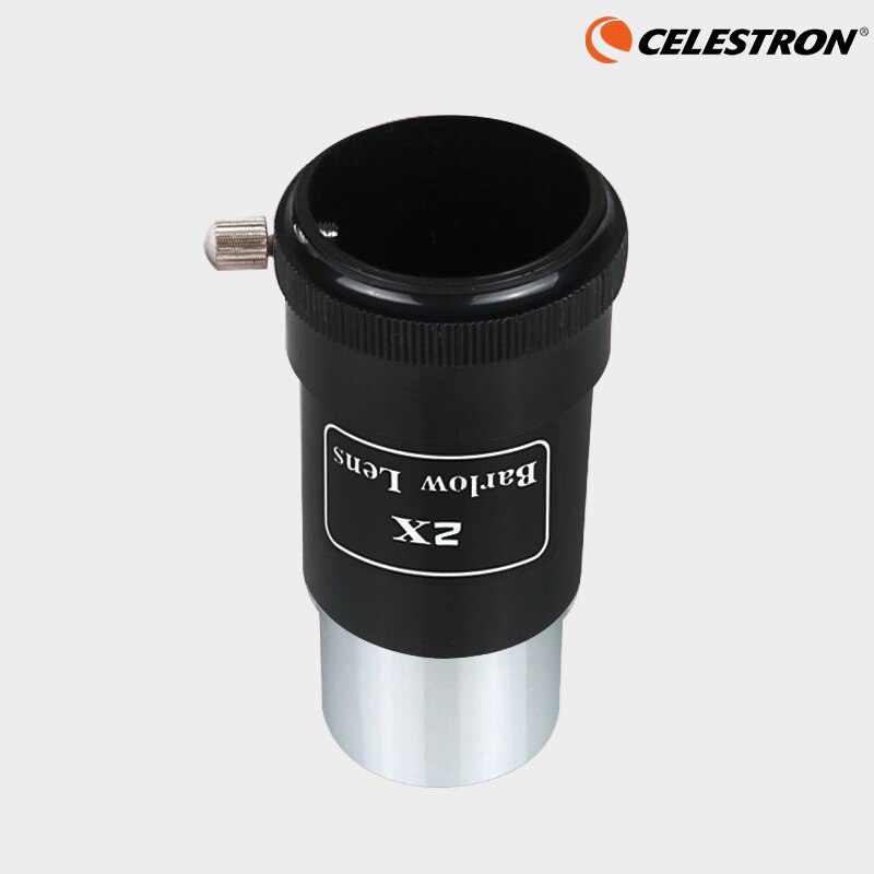 Celestron 2X Barlow Lens Plastic for 1.25&quot; Standard Astronomical Telescope Eyepiece Ocular Short Focus