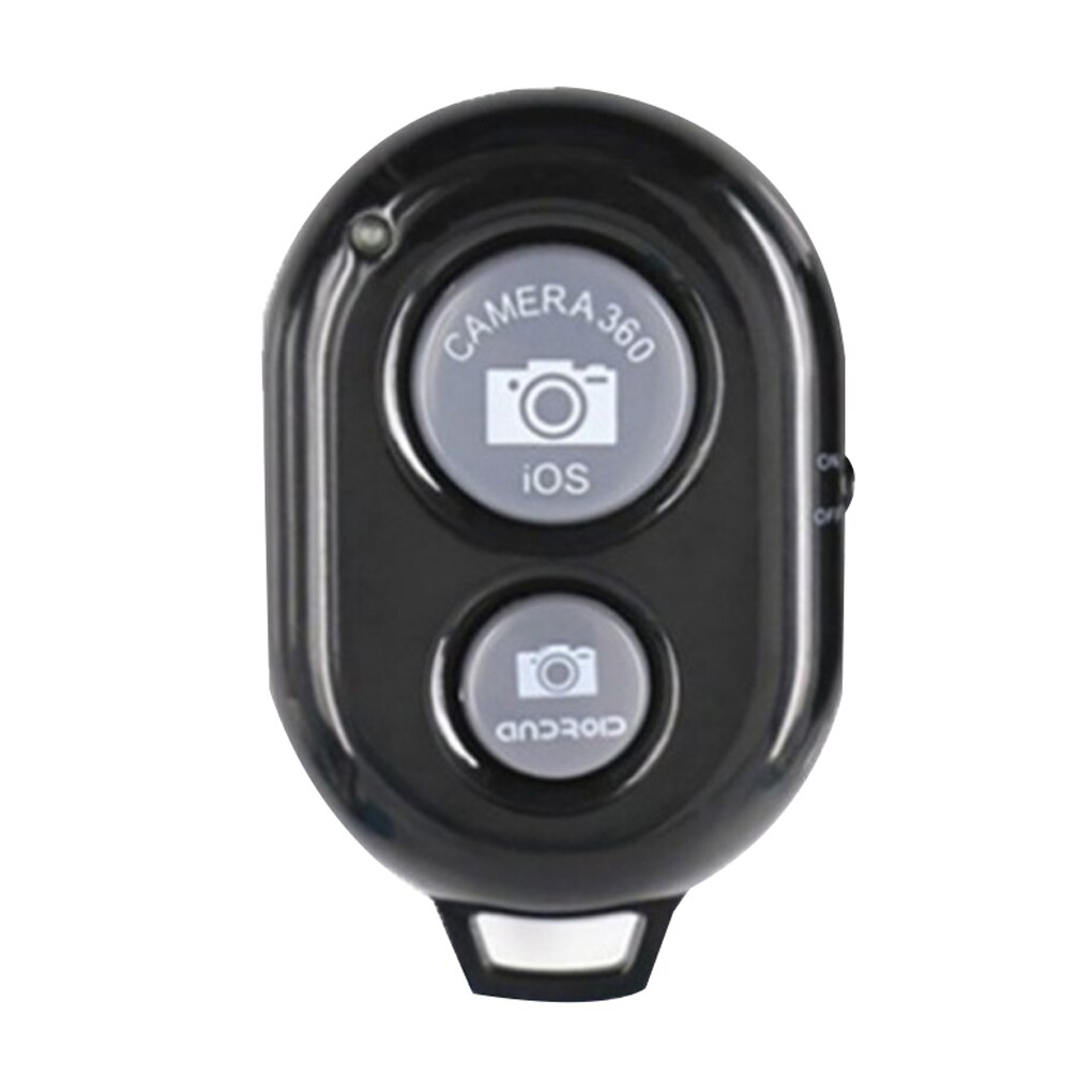 Bluetooth Phone Self Timer Selfie Stick Shutter Button Release Smart Phone Wireless Remote Control: Black
