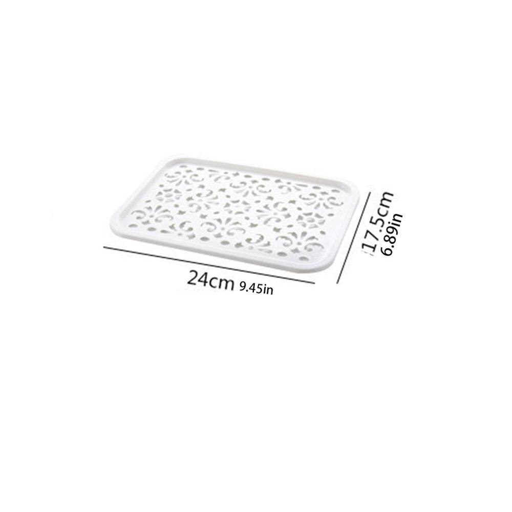 Cestas de almacenamiento huecas de escritorio, caja de almacenamiento de maquillaje, caja de almacenamiento de plástico para el hogar, estante espaciador, contenedor de almacenamiento de maquillaje